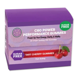c60 sugar-free tart cherry gummies