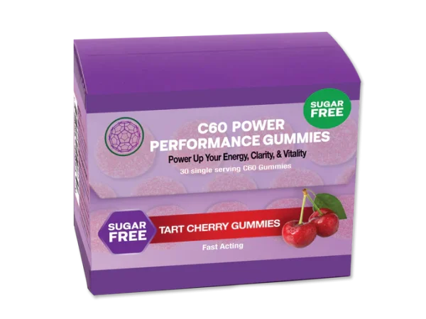 c60 sugar-free tart cherry gummies
