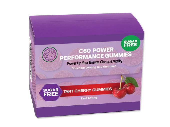 c60 sugar-free tart cherry gummies